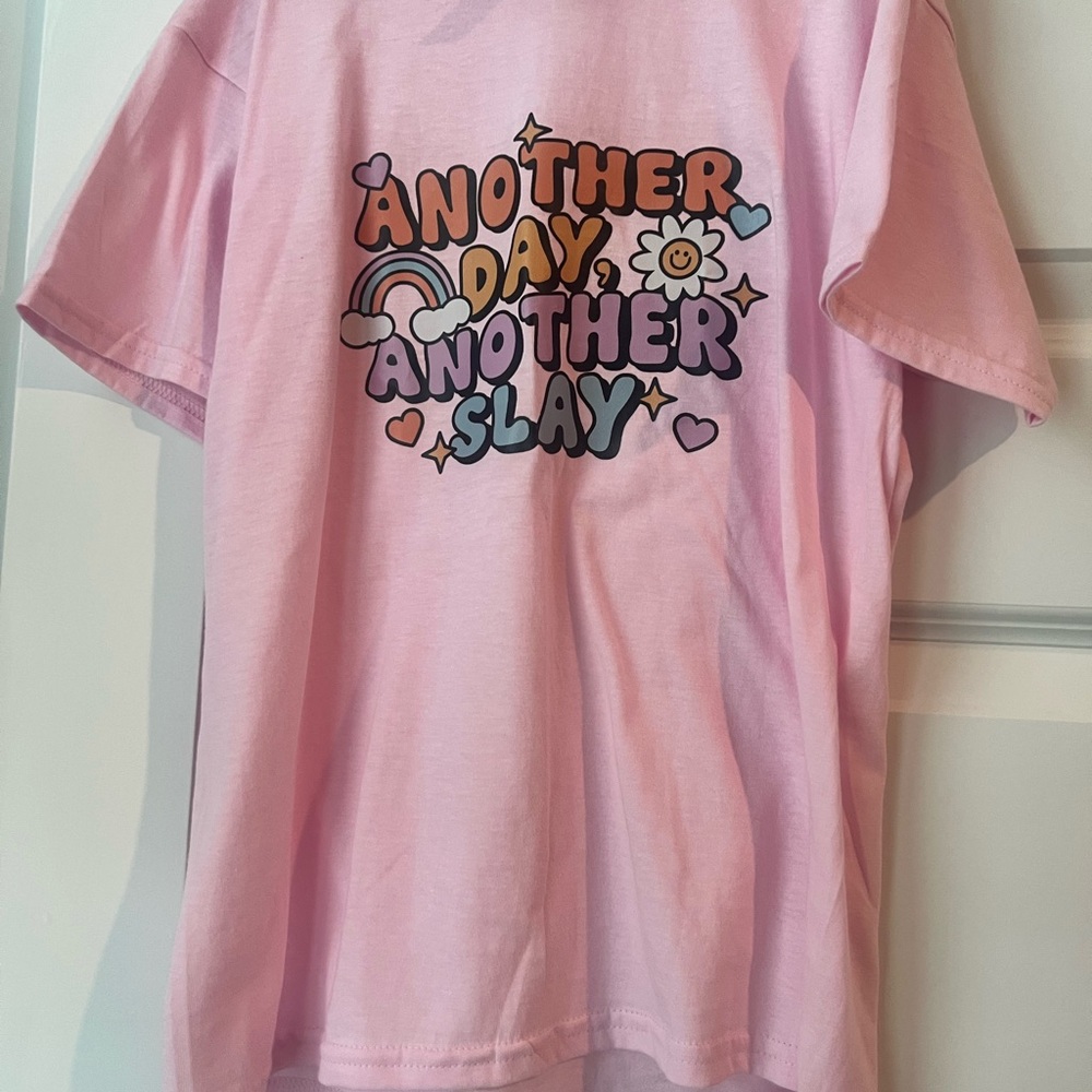 Pink Kids Graphic T-Shirt